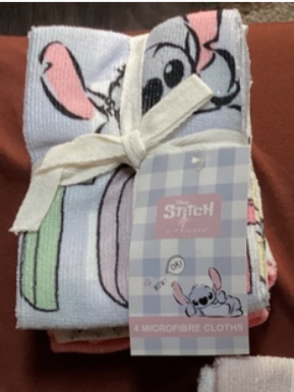 Disney Microfiber Cloths New with Tag 4 cloths per pack Total = 8 cloths